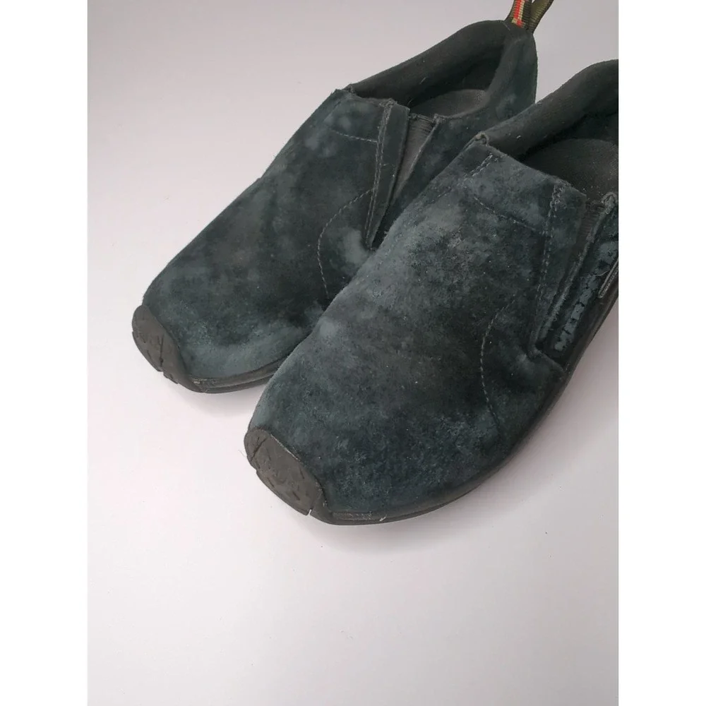 MERRELL Jungle Moc Midnight Black Suede shoes Mens 8 J52929 Slip on Waterproof